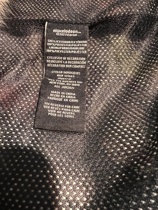 Members Only Nickelodeon Rugrats Graphic Black Multicolor Windbreaker Men’s Med - Picture 6 of 7